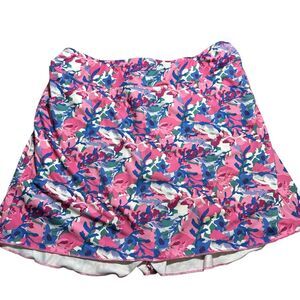 NWOT JoFit Mina‎ Skort (Short) Medium Pink Floral Golf Skirt